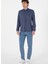 Slim Fit Gömlek Yaka Lacivert Erkek Gömlek Lake 4