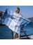 Shibori Peştemal Indigo Butterfly 2