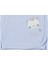 Çift Kat Penye Bebek Battaniyesi Nakışlı Küçük Kedi Deseni, Unisex Hediyelik Battaniye 3