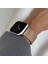 Buckle Milano Çelik Kordon, Apple Watch Series SE/10/9/8/7/6/5/4/3 46mm/45mm/44mm/42mm ile Uyumlu, Rose Gold 4