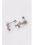 Cerrahi Çelik Piercing Dalında Yasemin Figürlü Kıkırdak Helix Tragus Piercing (1 Adet) 5