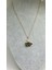 Çelik 316 L Kararmaz Zirkon Taşlı 45+5 cm Gold Zincir Kuğu Lu Kadın Çelik Kolye 2