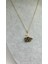 Çelik 316 L Kararmaz Zirkon Taşlı 45+5 cm Gold Zincir Kuğu Lu Kadın Çelik Kolye 3