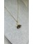 Çelik 316 L Kararmaz Zirkon Taşlı 45+5 cm Gold Zincir Kuğu Lu Kadın Çelik Kolye 4
