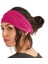 Paraşüt Bandana Sade Düz Renk Pamuklu Kumaş Lastikli Pembe 1