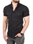 Slim Fit Pamuklu Kot Gömlek Kolay Ütülenebilir Çıt Çıtlı Likralı Spor Gömlek 2502504 1