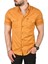 Slim Fit Pamuklu Kot Gömlek Kolay Ütülenebilir Çıt Çıtlı Likralı Spor Gömlek 2502504 2