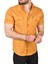 Slim Fit Pamuklu Kot Gömlek Kolay Ütülenebilir Çıt Çıtlı Likralı Spor Gömlek 2502504 4