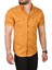 Slim Fit Pamuklu Kot Gömlek Kolay Ütülenebilir Çıt Çıtlı Likralı Spor Gömlek 2502504 5