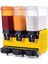 Klasik Triple, 2 Fıskiyeli, 1 Karıştırıcılı Soğuk İçecek Dispenseri 20+20+20 Litre Sarı 1