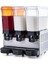Klasik Triple, 1 Fıskiyeli, 2 Karıştırıcılı Soğuk İçecek Dispenseri 20+20+20 Litre Inox 1