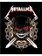 Metallica Warrior Siyah Büyük Sırt Patch Yama 1