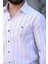 Erkek Pamuklu Çizgi Desenli Gömlek 2