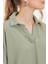Çağla Oversize Polo Yaka Örme Bluz 0486 3