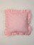 Organik Pamuk Poplin Pembe-Beyaz Pötikare Volanlı Fırfırlı Yastık Kılıfı 1