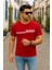 Erkek Kısa Kollu Nasa Baskı Basic Erkek T-Shirt 1