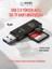 USB 3.0 Micro Sd/tf Çoklu Kart Okuyucu Adaptör - Siyah - Kamera Hafızasından Fotoğraf ve Veri Aktarma 1