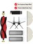 Roborock S5 Max, S6, S6 Pure,s6 Maxv Uyumlu Siyah Yedek Fırça,hepa Filtre, Mop Yenileme Seti-8 Parç 1