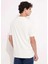 Erkek Yuvarlak Yakalı Logolu Beyaz T-Shirt K10K112491-YAS 4