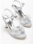 Hco 03165 Kadın Platform Topuklu Gelin Nikah Düğün Sandalet 2