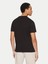 Erkek Kısa Kollu Pamuklu Bisiklet Yaka Yazı Detaylı Siyah T-Shirt K10K114163 2