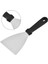 Ergonomik Kaymaz Sap Geniş Ağızlı Mutfak Spatulası 8 cm 2