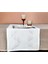 Kahverengi Ince Polyester Tül Masa ÖRTÜSÜ(140*225 Cm) ve Ince Ekru Jakarlı RUNNER(44*145 Cm)(Mset) 1
