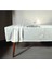 Beyaz Keten Masa ÖRTÜSÜ(150*245CM) ve Gri RUNNER(49*142CM)(MSET) 1