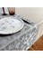 Kahverengi Parlak Polyester Masa ÖRTÜSÜ(150*240 Cm) ve Polyester Jakarlı RUNNER(40*130 Cm)(Mset) 3