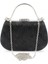 064 746 Siyah Dalgalı Abiye Çanta Clutch Gece Çantası 4