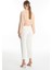 Pileli Kuşak Detaylı Ekru Pantolon P-0229 4