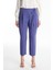 Pileli Kuşak Detaylı Menekşe Pantolon P-0229 1