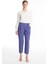 Pileli Kuşak Detaylı Menekşe Pantolon P-0229 3