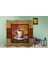Kafe Temalı Özel Tasarım Paravan Room Divider 180 x 200 cm 2