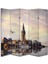 Şehir Temalı Özel Tasarım Paravan Room Divider 180 x 200 cm 1