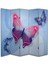 Kelebek Temalı Özel Tasarım Paravan Room Divider 180 x 200 cm 1