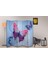 Kelebek Temalı Özel Tasarım Paravan Room Divider 180 x 200 cm 2