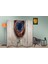 Soyut Temalı Özel Tasarım Paravan Room Divider 180 x 200 cm 3