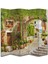 Şehir Temalı Özel Tasarım Paravan Room Divider 180 x 200 cm 1