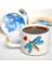 Yusufçuk & Dragonfly Temalı 24K Altın Süslemeli Seramik Mug 4