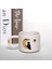 24K Altın Süslemeli Ay ve Kedi Temalı El Yapımı Seramik Mug 3