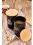 2'li Ahşap Vakum Kapaklı Transfer Etiketli Turkıshcoffe/filtercoffe Akrilik(Plastik) Kavanoz 900ML 2