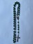 6 mm Doğal Yeşil Akik Katolik Hrıstiyan Rosary Tesbih /haç Kolye 2