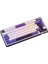 R75 75% Kablolu Türkçe Gaming Klavye (Beyaz-Mor) 5