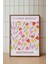 Flower Market Amsterdam Temalı Renkli Çiçek Poster - Retro Seyahat Duvar Dekoru - Çerçevesiz Baskı 1