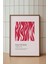 Gratitude Yazılı Minimalist Poster - Soyut Desenli Pembe Modern Duvar Dekoru - Çerçevesiz Baskı 1