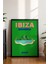 Ibiza Ada Sahil Illüstrasyonu Poster - Seyahat Temalı Minimalist Duvar Dekoru - Çerçevesiz Baskı 3