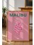 Malibu Yosun Illüstrasyonu Poster - Seyahat Temalı Minimalist Duvar Dekoru - Çerçevesiz Baskı 2