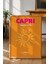 Capri Güneş Illüstrasyonu Poster - Seyahat Temalı Minimalist Duvar Dekoru - Çerçevesiz Baskı 2
