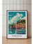 Portofino Italya Limanı Poster - Akdeniz Temalı Doğa Manzara Duvar Dekoru - Çerçevesiz Sanat Baskı 1